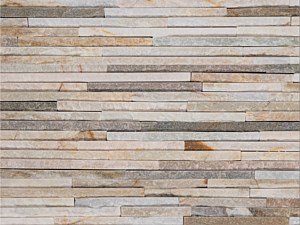 Desert Gold Quartzite Waterfall Ledger Panel